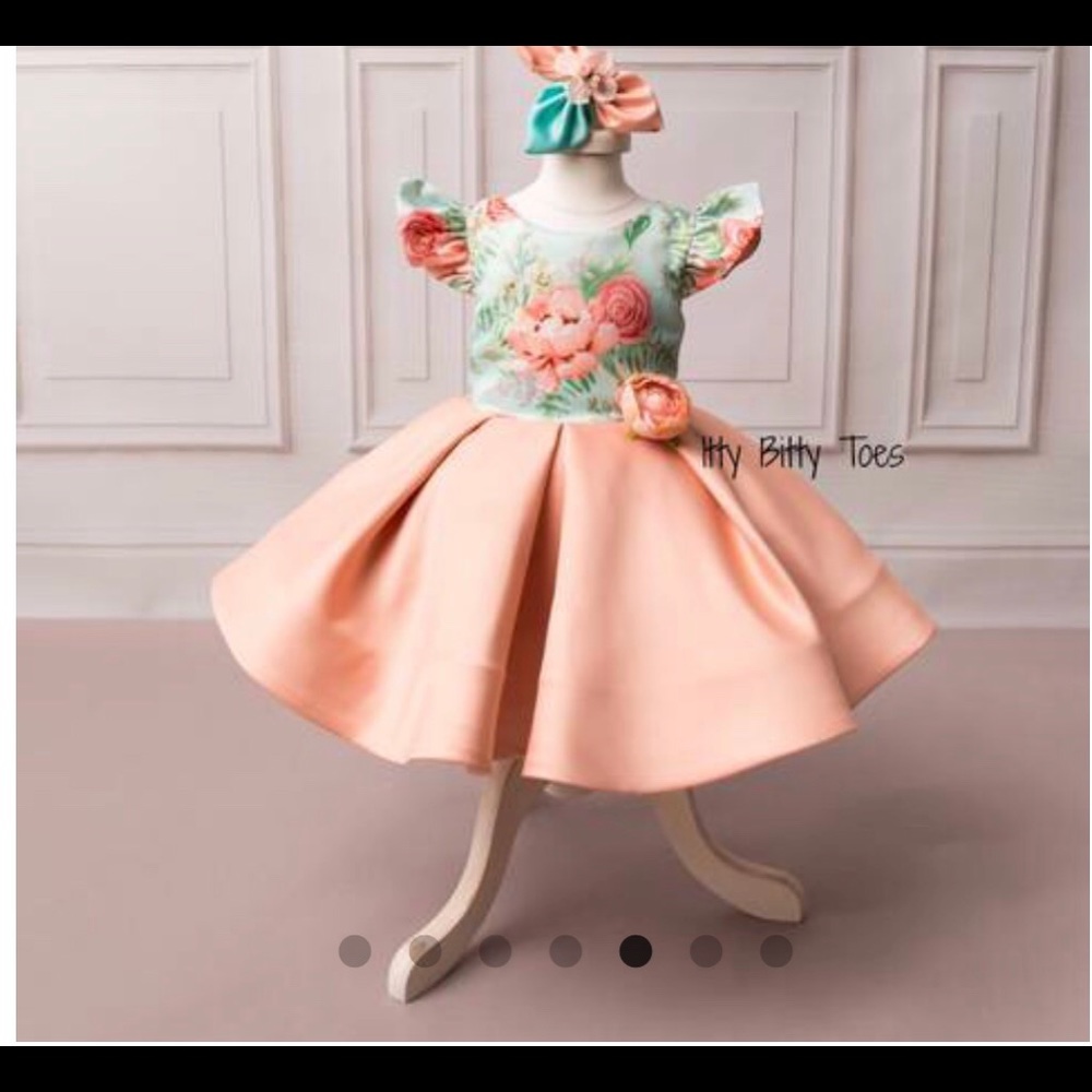 Itty Bitty Toes Leila Dress - 12 months